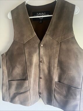 Vintage Genuine Leather Gallery Men’s Vest